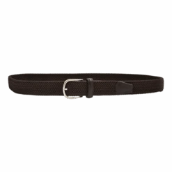 Anderson's Classic Elastic Woven Belte - Mørkebrun