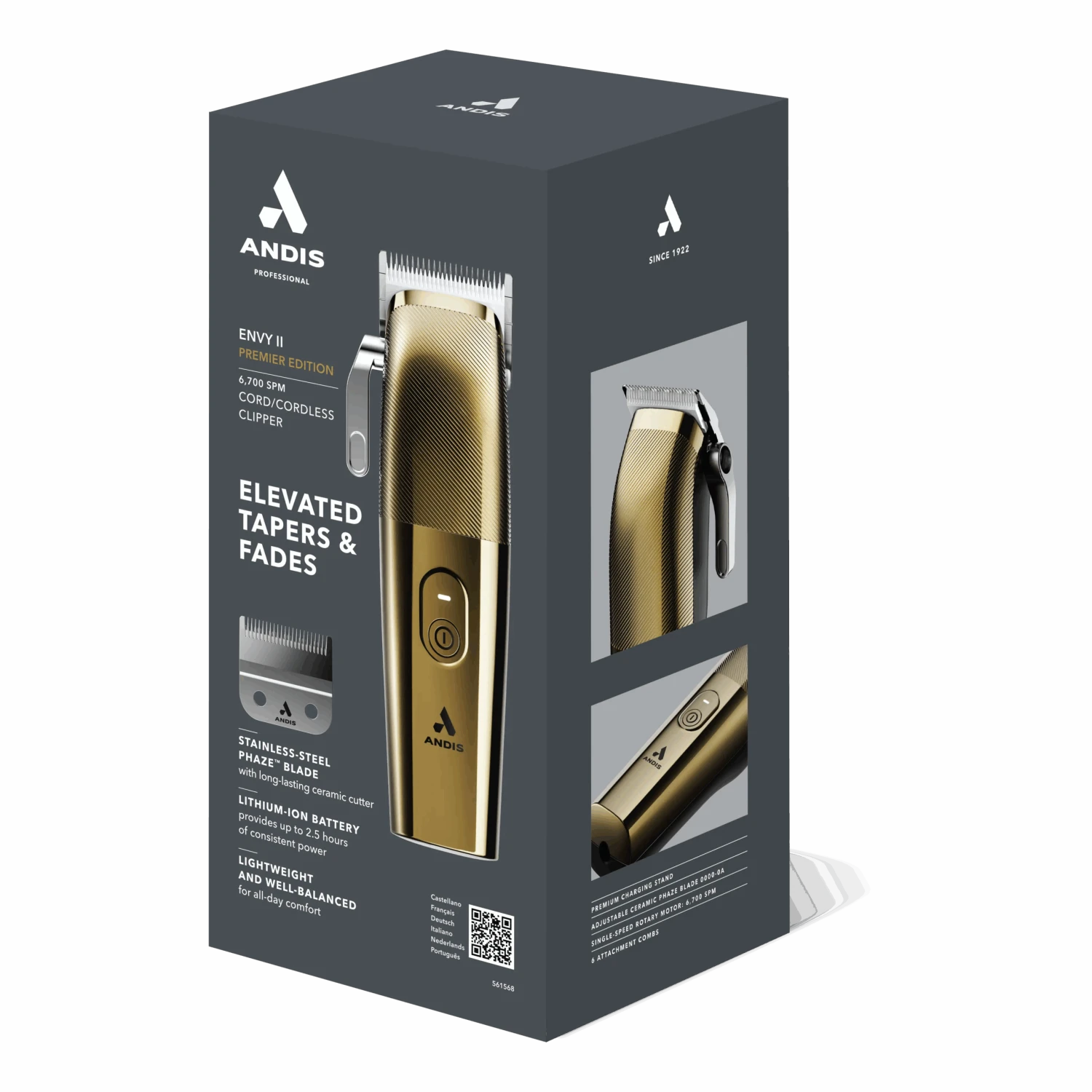 Andis Envy II HÄrklipper - Gull - Bilde 2