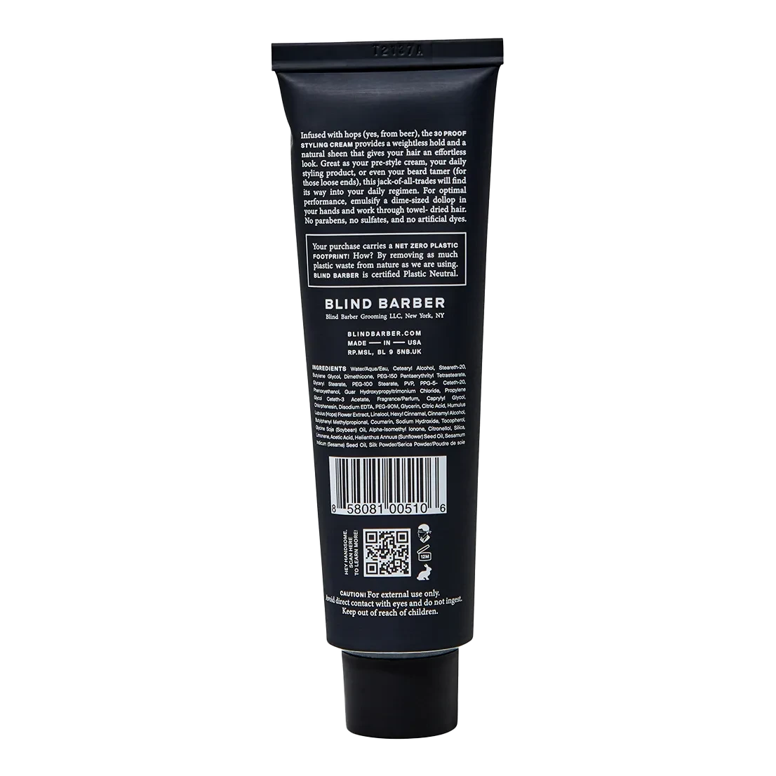 Blind Barber 30 Proof Styling Cream - Bilde 2