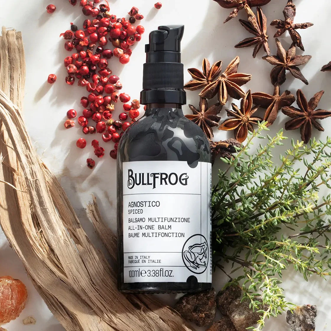 Bullfrog Agnostico All-in-one Beard Balm - Spiced - Bilde 2