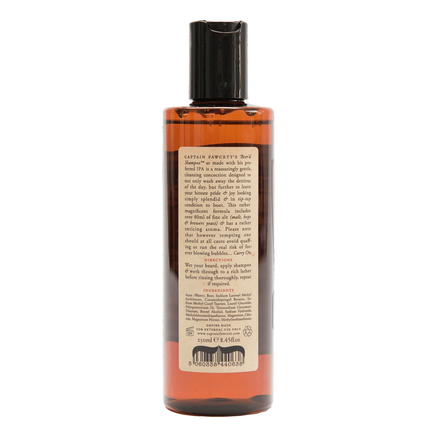 Captain Fawcett's Beer'd Shampoo Skjeggsjampo - Bilde 2