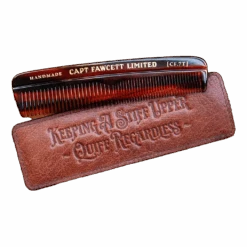 Captain Fawcett's Hårkam Med Læretui