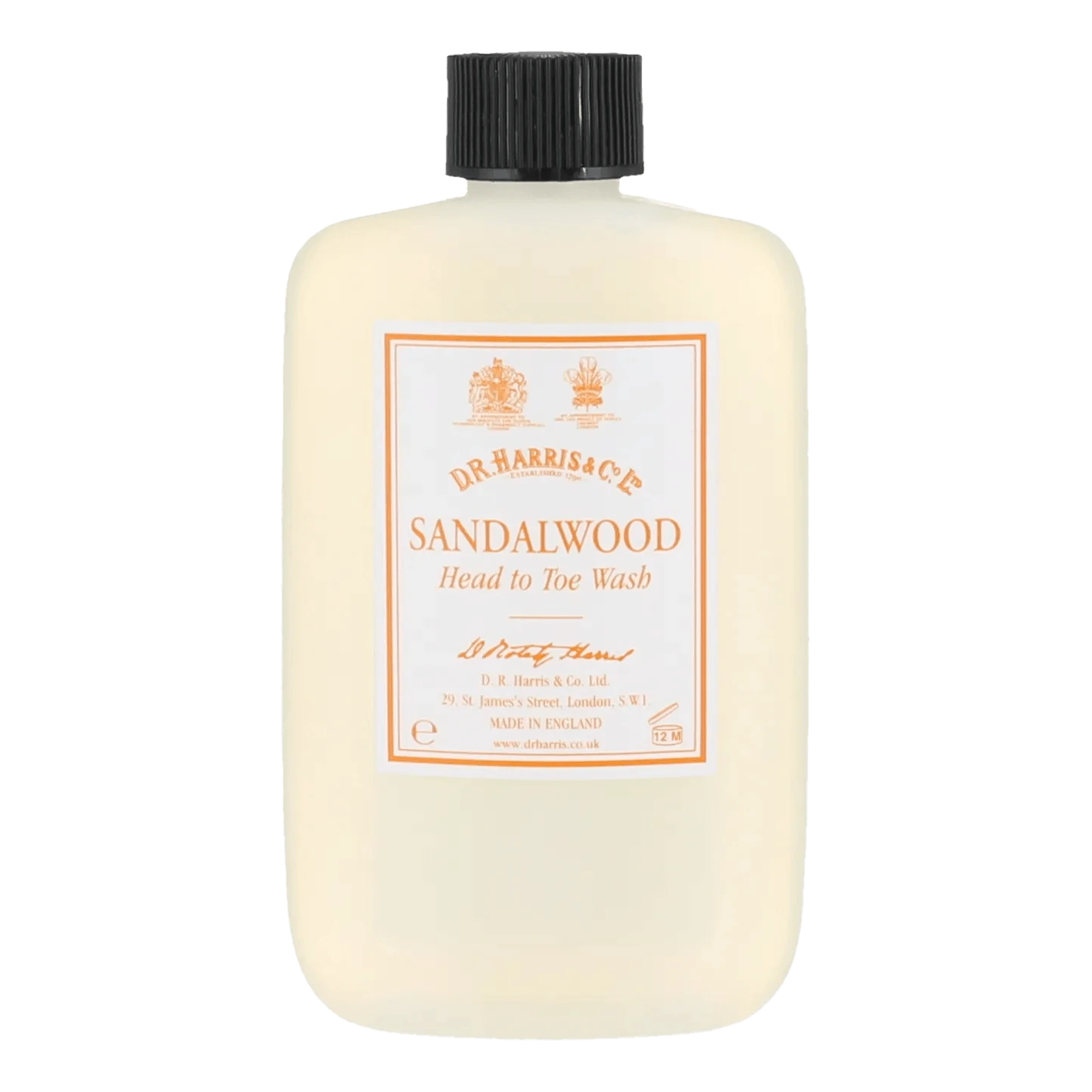 D. R. Harris Sandalwood Head To Toe Wash - Sjampo Og Dusjsåpe