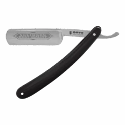 DOVO Barberkniv - Sort Skaft 6/8"