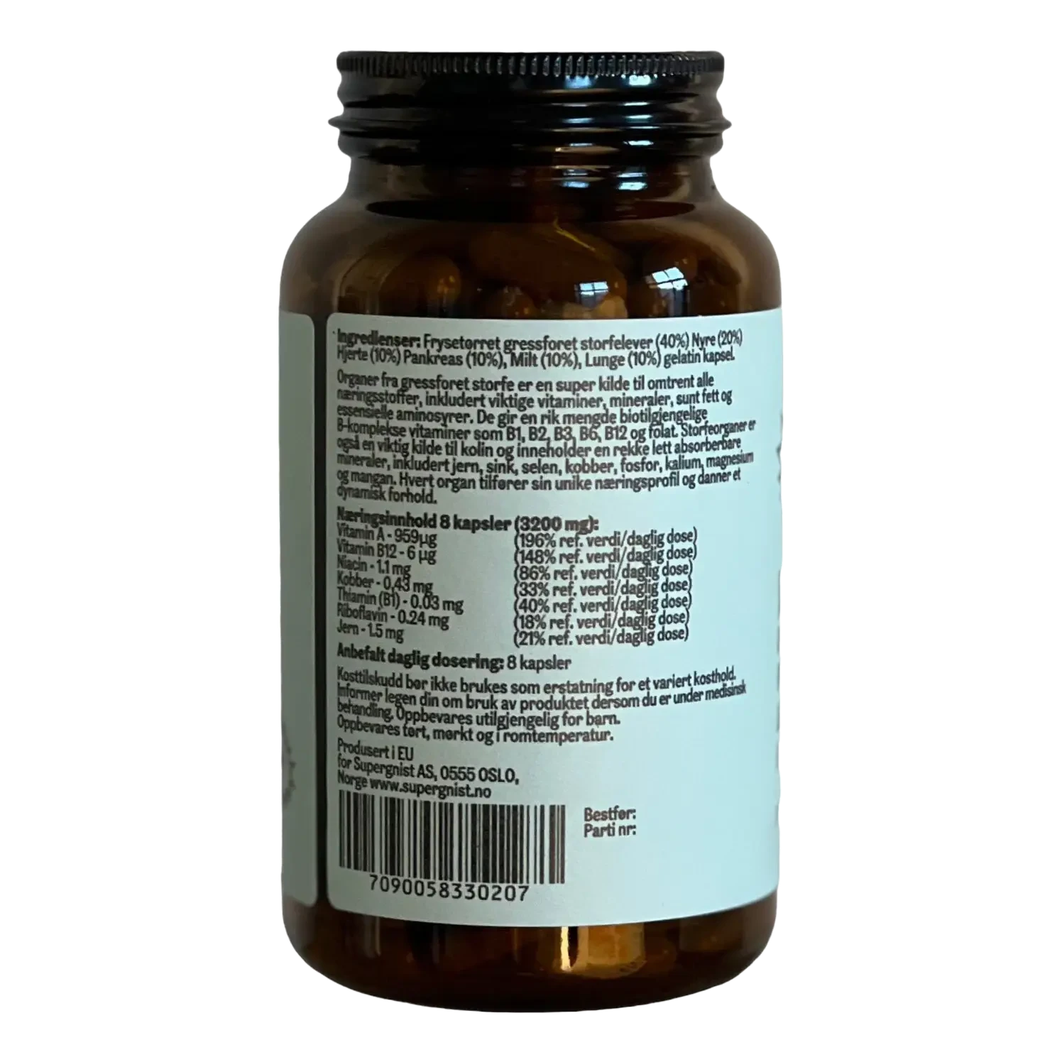 GNIST! Den Ultimate Organ Miksen Kapsler 240 Stk - Bilde 3