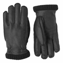 Hestra Deerskin Primaloft Skinnhansker - Sort