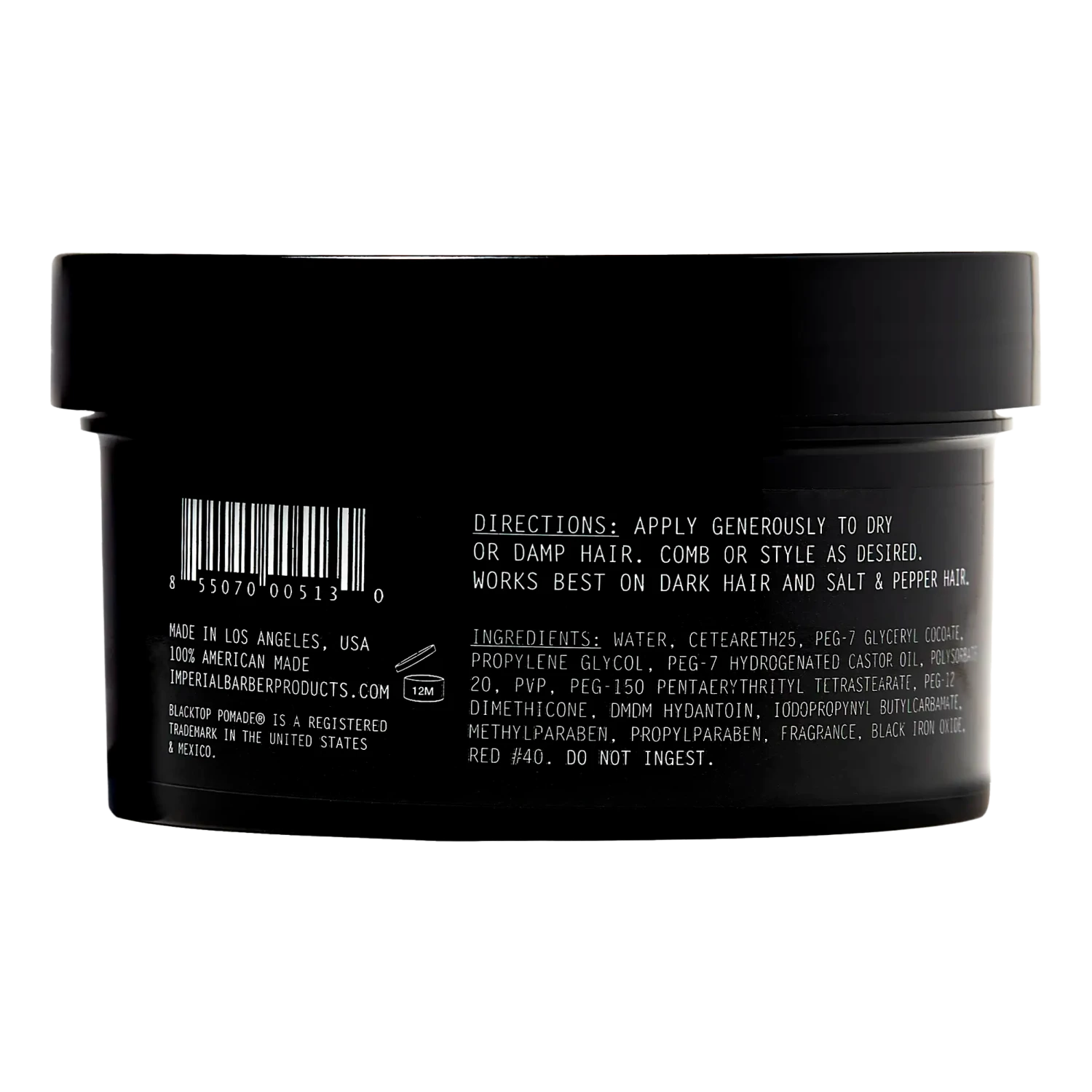 Imperial Barber Products Blacktop Pomade - Bilde 2