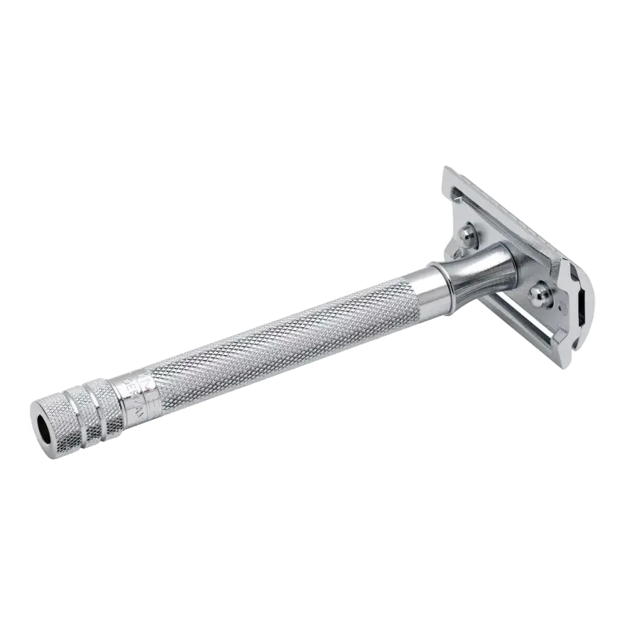 Merkur 23C Tradisjonell Barberhøvel - Krom - Bilde 3