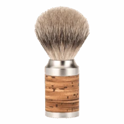 MĂŒhle ROCCA Silvertip Badger Barberkost I Rustfritt StĂ„l