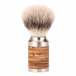 Mühle Rocca Silvertip Fibre Barberkost I Rustfritt Stål