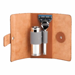 Mühle Reisemappe Til Barbering Med Fusionhøvel Og Barberkost