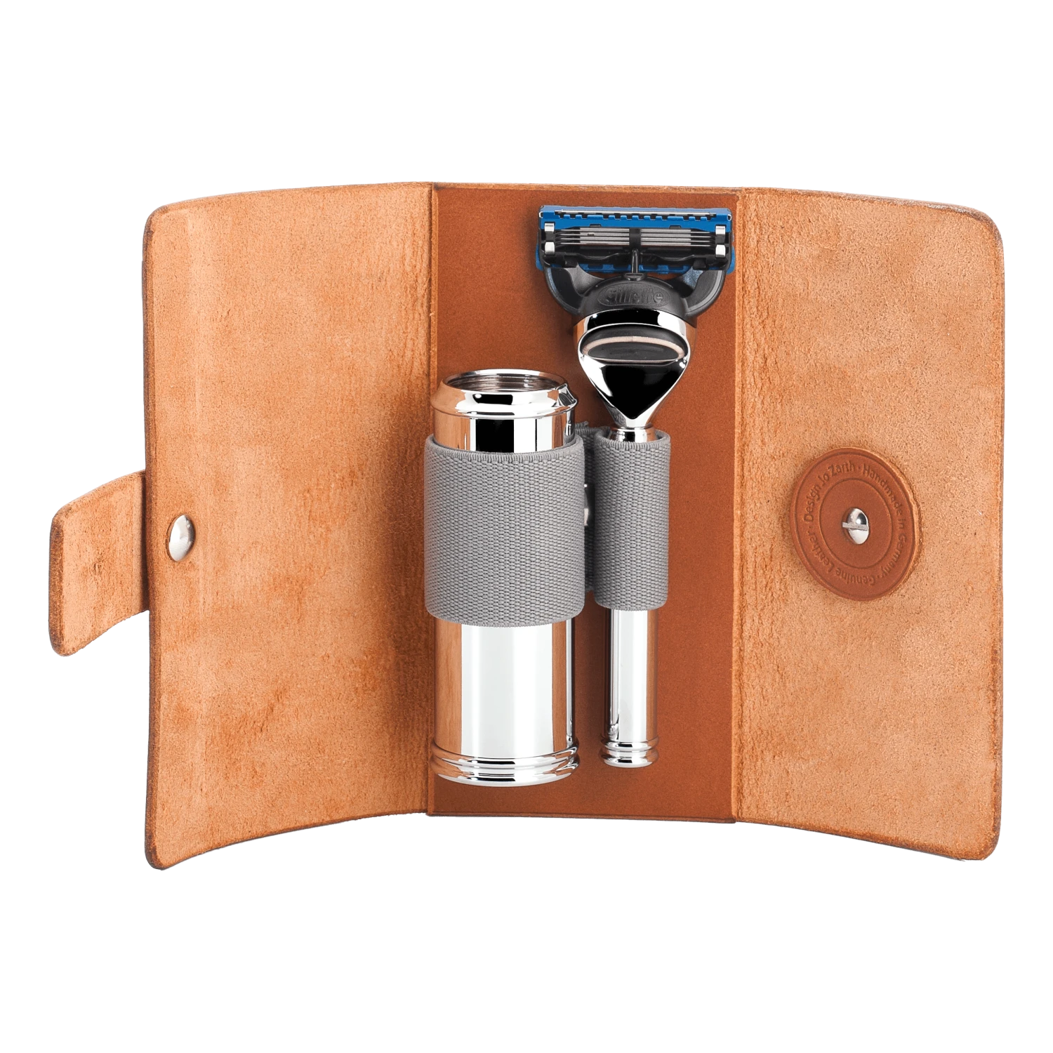 Mühle Reisemappe Til Barbering Med Fusionhøvel Og Barberkost