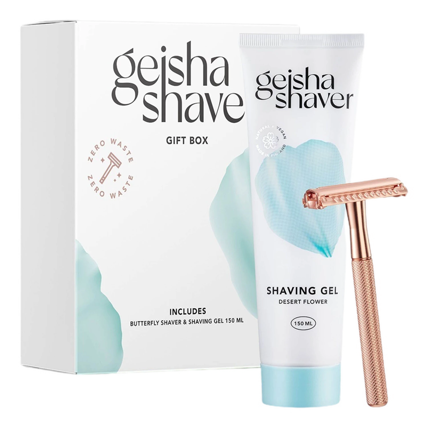 Natural Geisha Shave Kit Barbersett