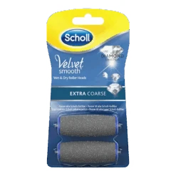 Scholl Velvet Smooth Rullehode Refill Extra Grov 2 Stk