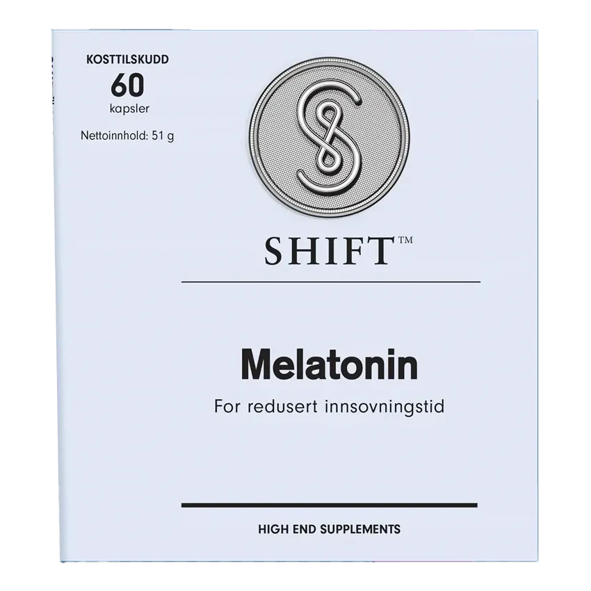 Shift Melatonin 60 Kapsler