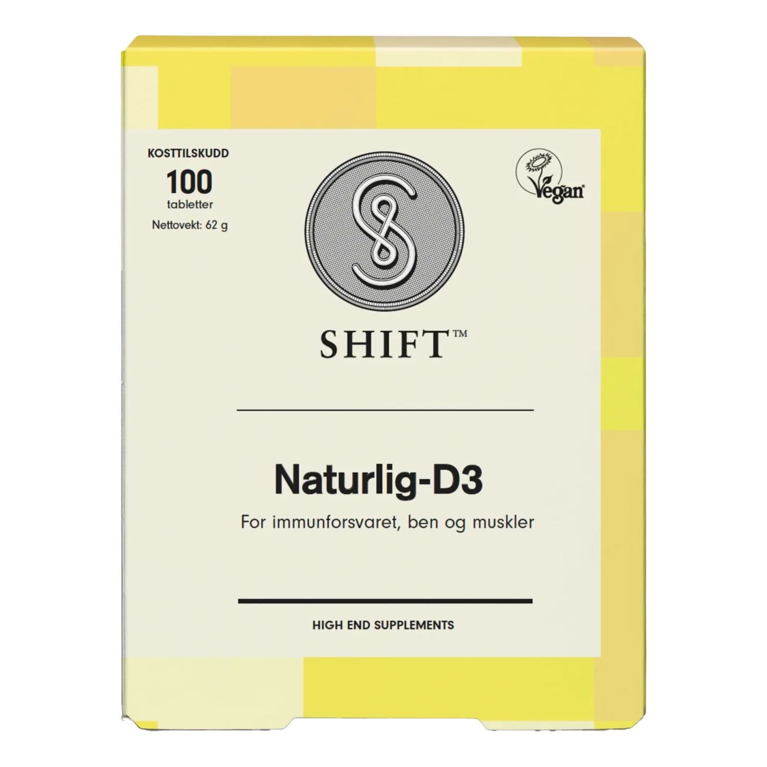 Shift Naturlig D3 80µg 100 Tabletter