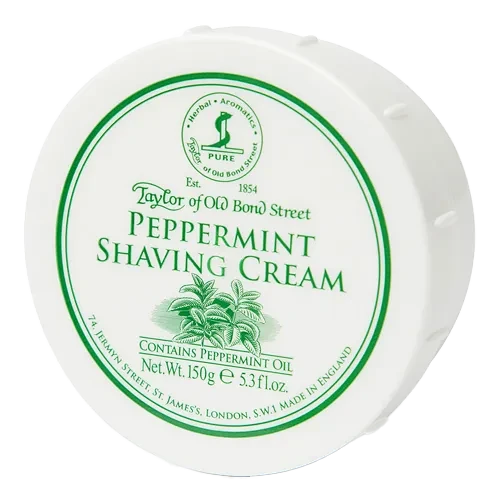 Taylor Of Old Bond Street Barberkrem I Skål - Peppermint
