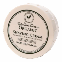 Taylor Of Old Bond Street økologisk Barberkrem I Skål - Duftfri