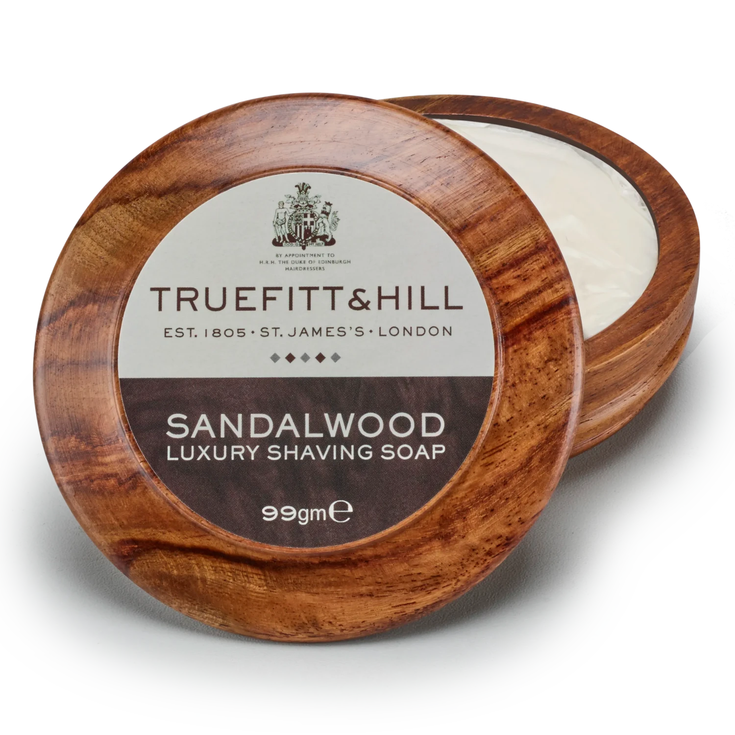 Truefitt & Hill Luxury Barbersåpe I Treskål - Sandalwood