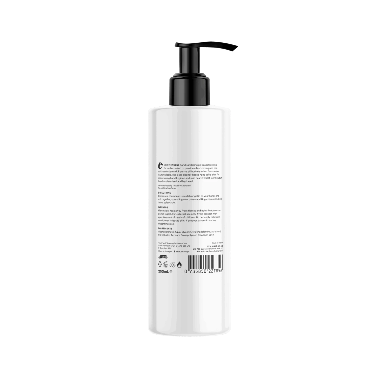 Etch Hygene Hand Sanitising Gel - Bilde 2