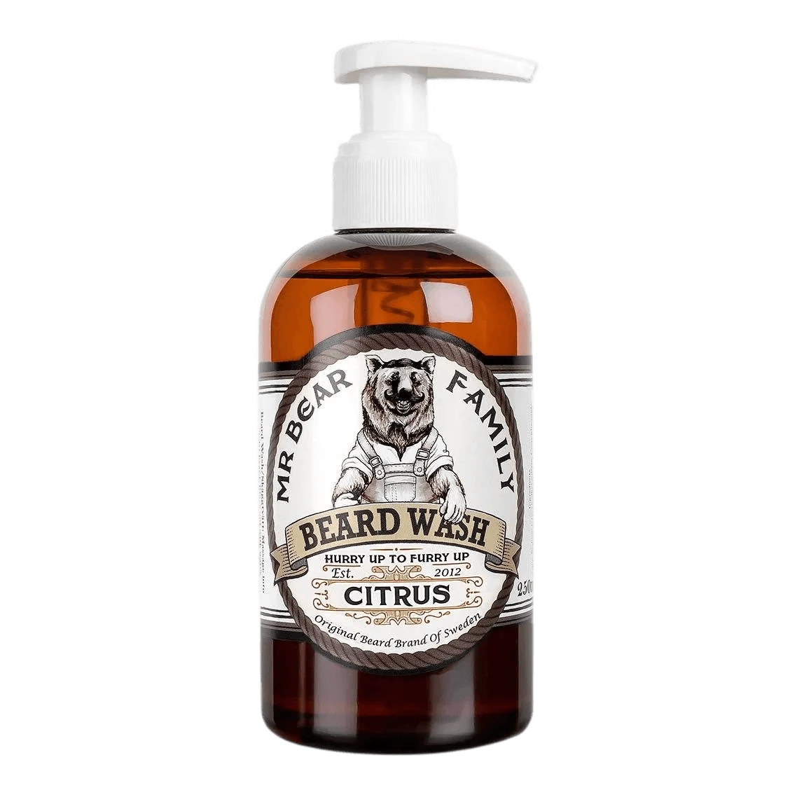 Mr Bear Family Beard Wash Skjeggsjampo - Citrus