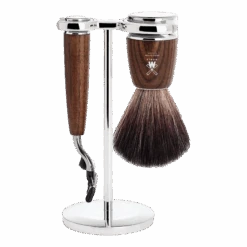 Mühle Rytmo Black Fibre Barbersett 3 Deler - Mach3