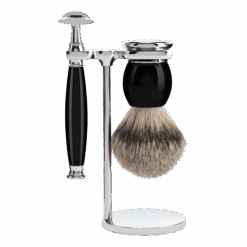 Mühle Sophist Barbersett 3 Deler - Sort